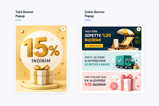 Çoklu ve Tekli Banner