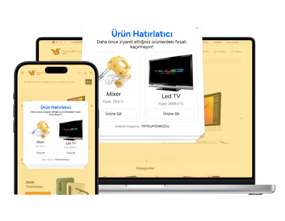Sendheap Ürün Hatırlatıcı Pop-up Eklentisi ile Müşterilerinizin İlgisini Çekin!